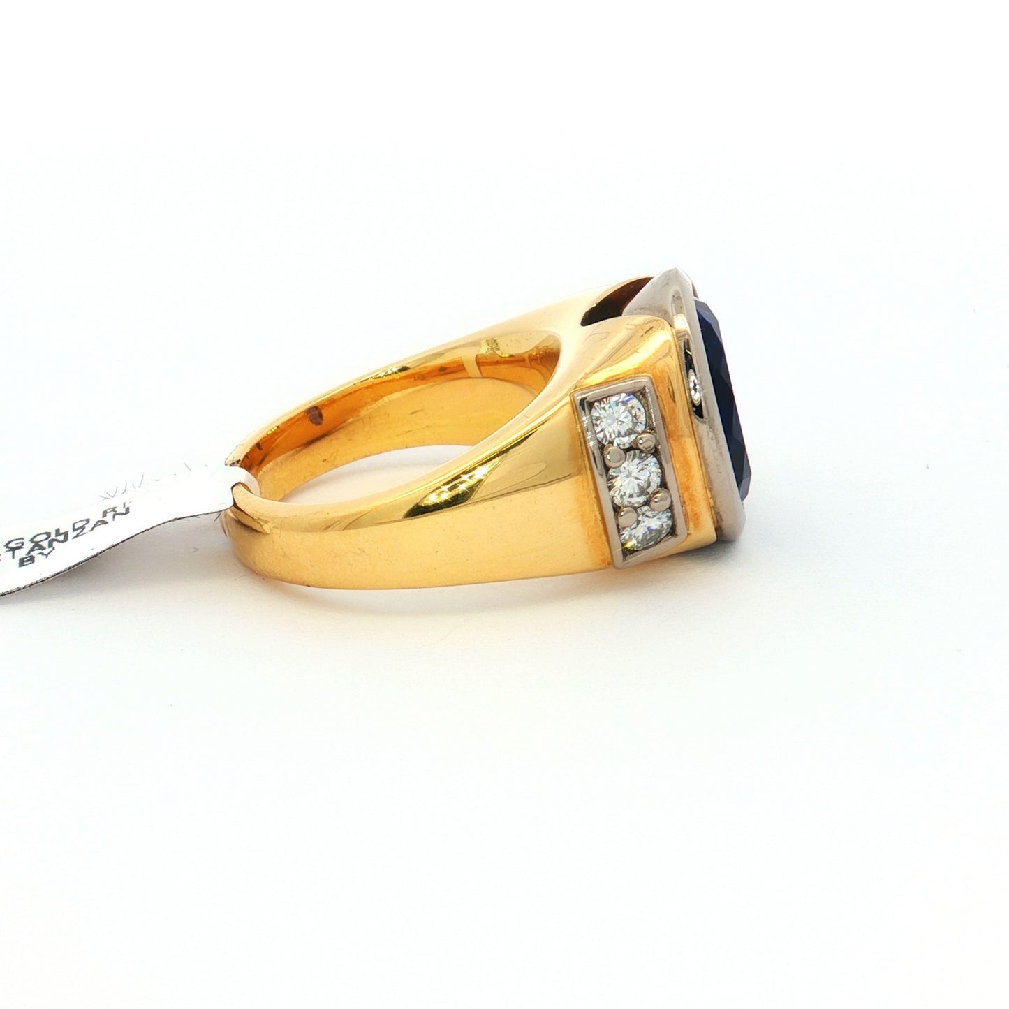 Yellow & White Gold Tanzanite Ring
