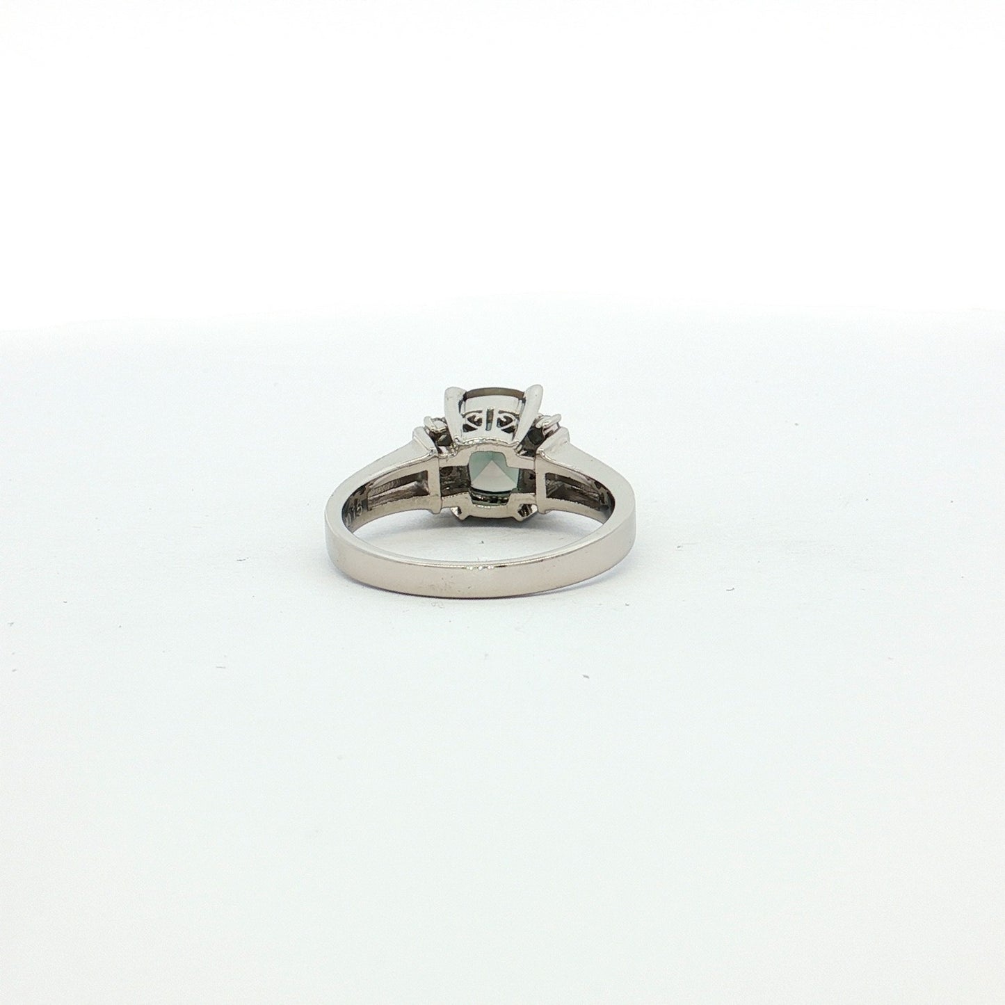 Platinum Alexandrite & Diamond Ring
