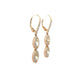 14ct Yellow Gold Marquise Diamond Double-Drop Earrings