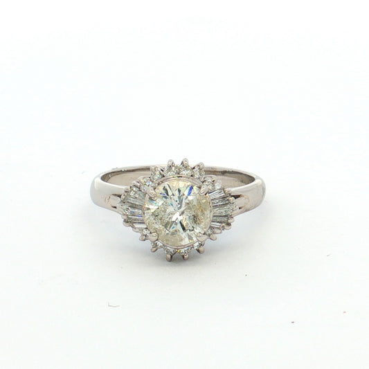 Platinum Ballerina Diamond Ring