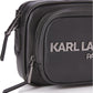 Karl Lagerfeld Paris Black Logo Crossbody Bag