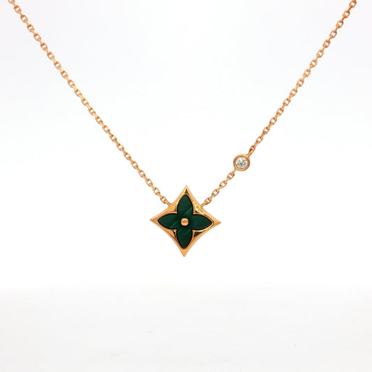 Louis Vuitton Color Blossom Star Gold Necklace