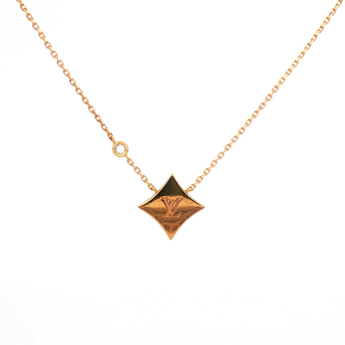 Louis Vuitton Color Blossom Star Gold Necklace