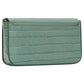 Oroton Dylan Texture Embossed Leather Clutch