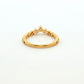 Pandora Tri-Stone Tiara Ring in Gold