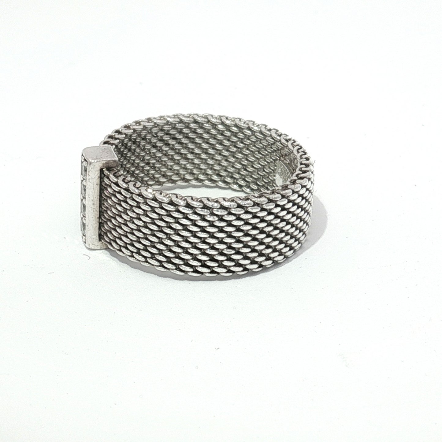 Tiffany & Co. Somerset Mesh Diamond Ring