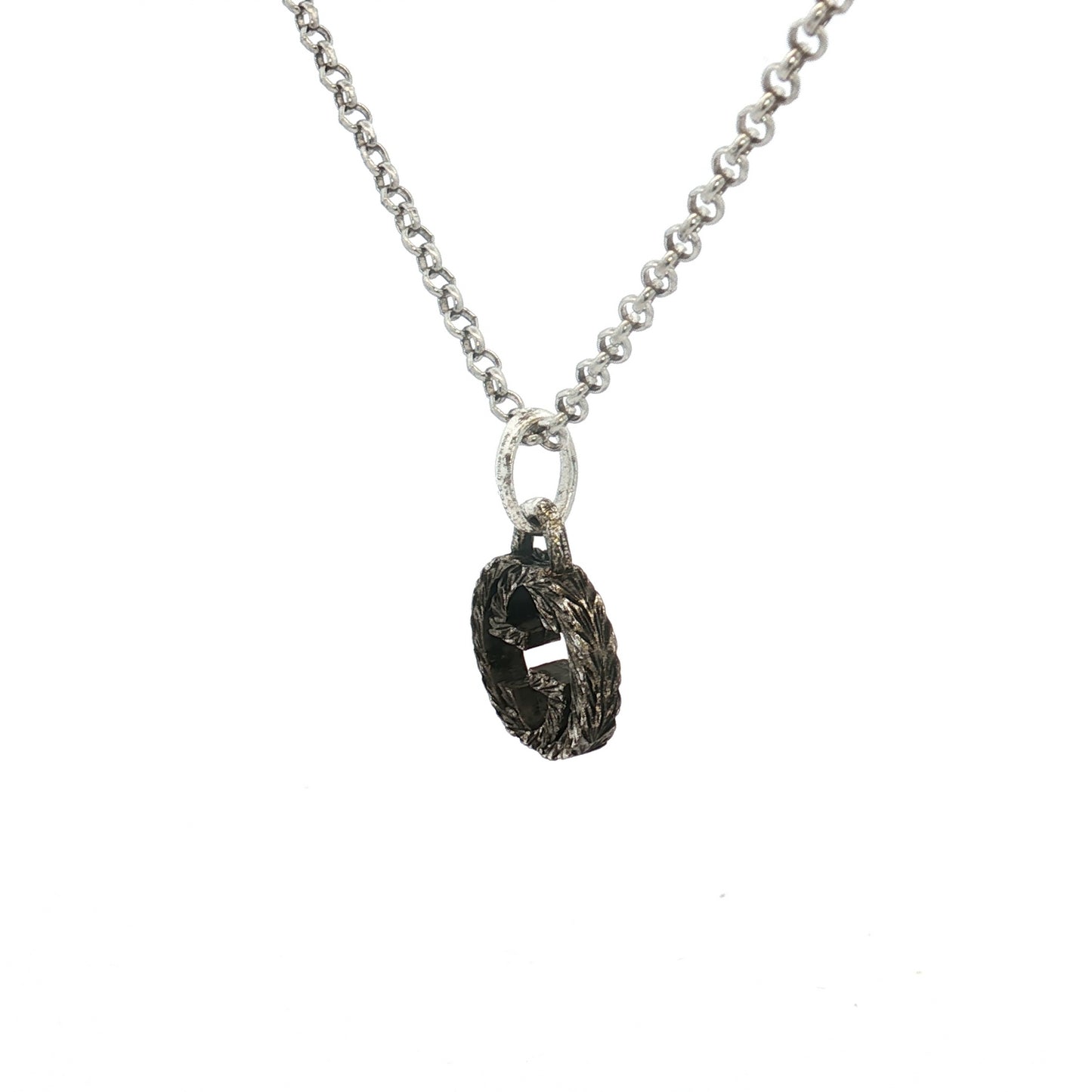 Gucci Interlocking G Rope-Design Pendant Necklace