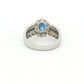 Platinum Sapphire & Diamond Dress Ring