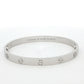 Cartier Love Bangle White Gold Bracelet