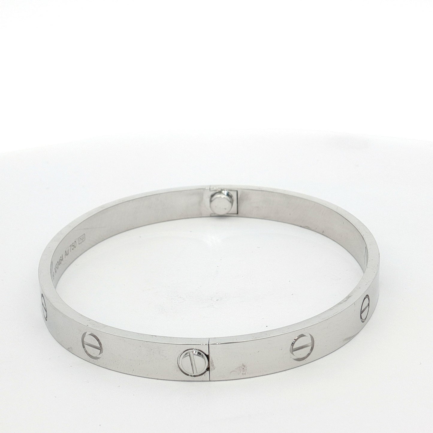 Cartier Love Bangle White Gold Bracelet