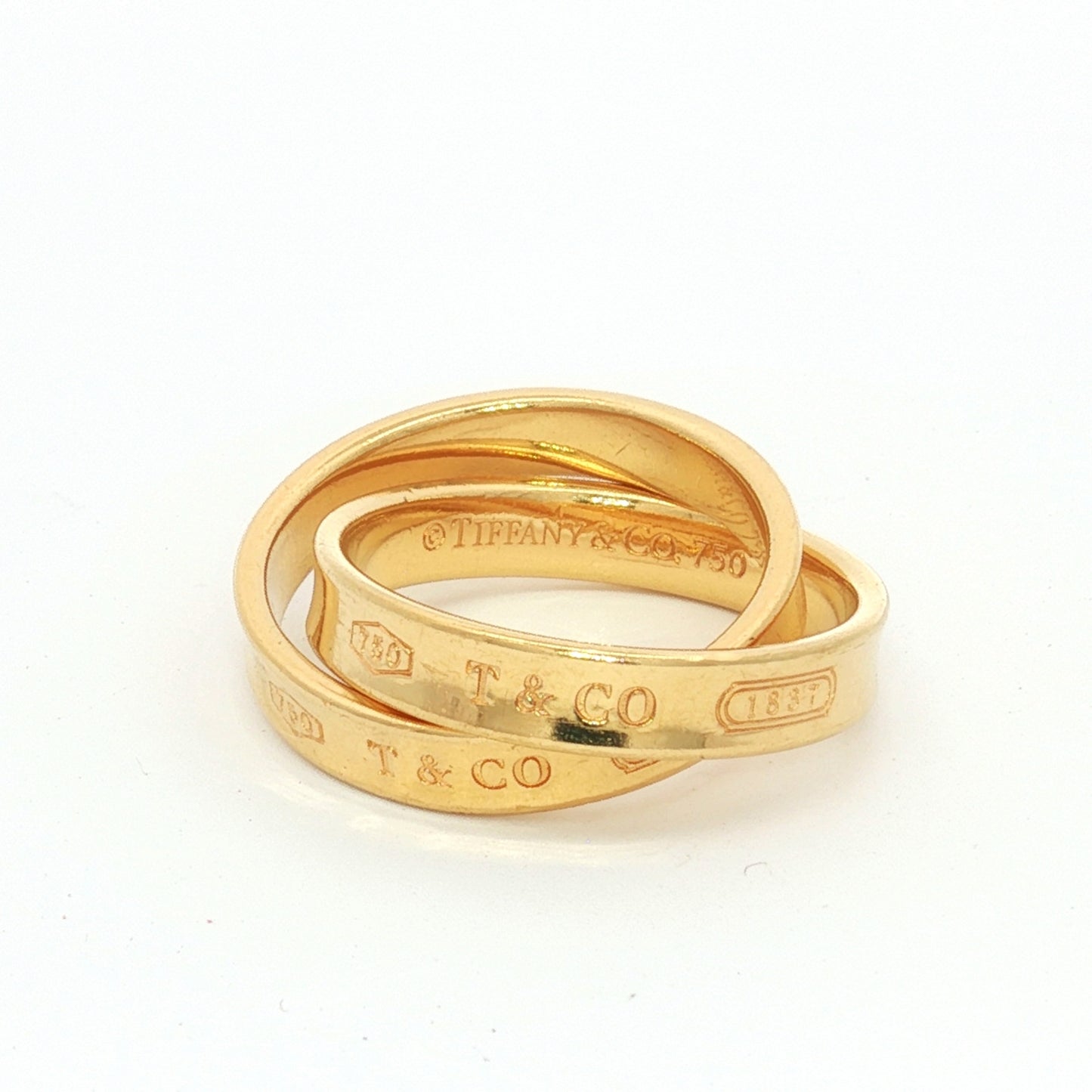 Tiffany & Co. 1837 Interlocking Gold Rings