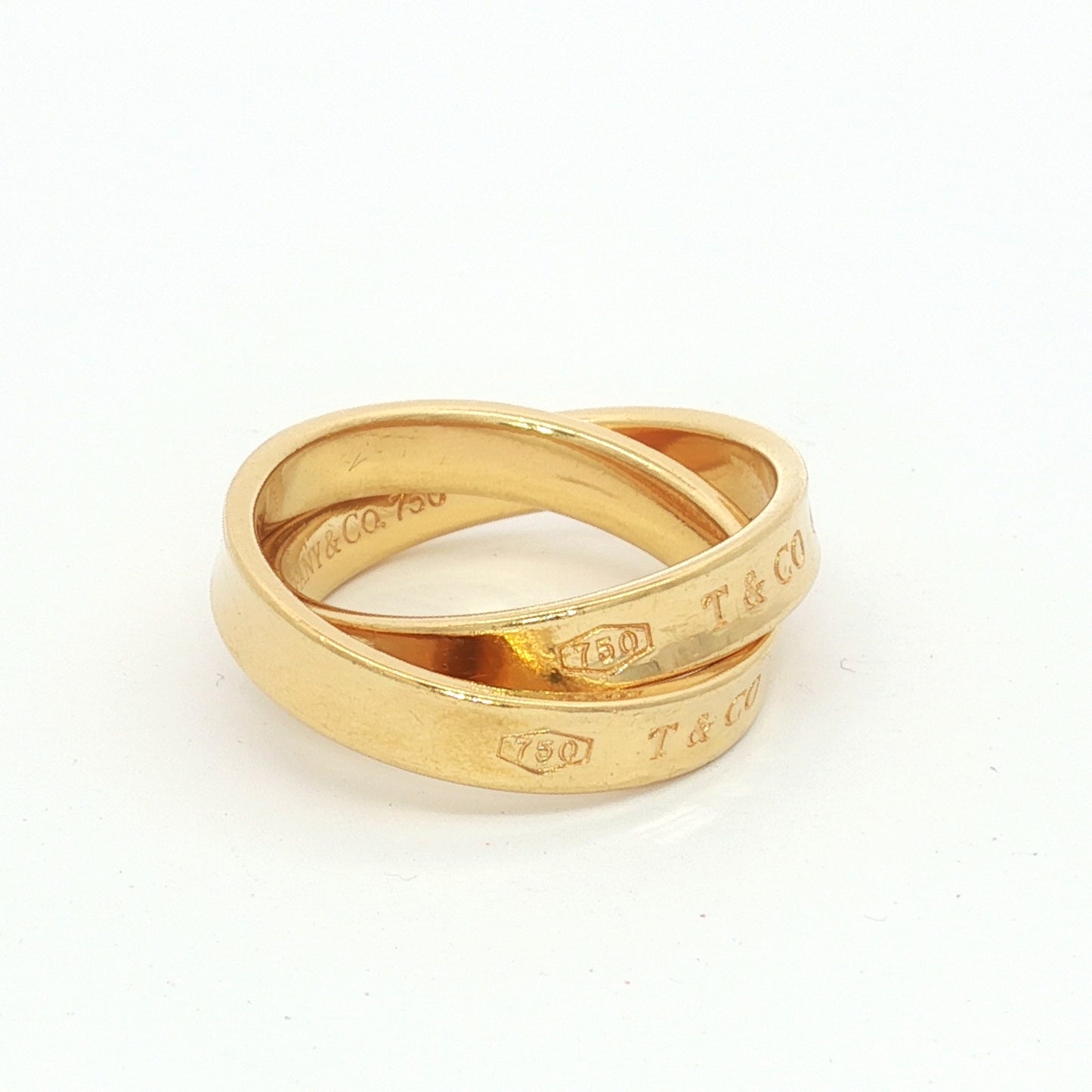 Tiffany & Co. 1837 Interlocking Gold Rings