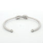 Tiffany & Co. Infinity Diamond Gold Cuff Bracelet