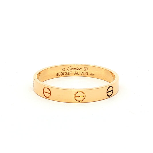 Cartier Love 18ct Yellow Gold Ring