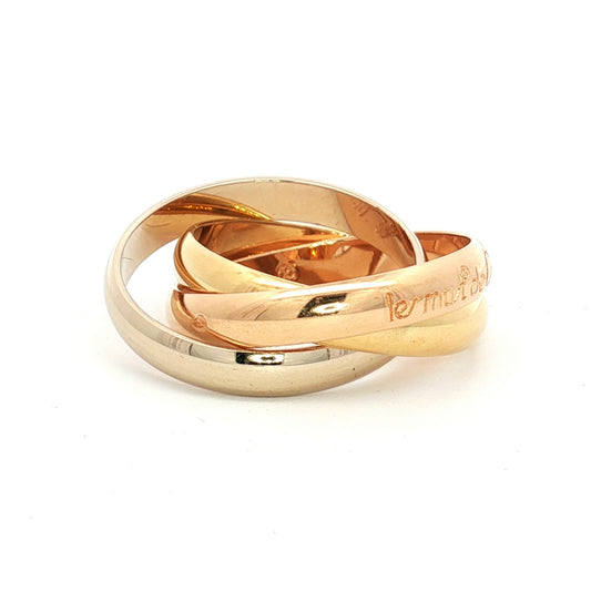 Cartier Trinity 18ct Gold Rolling Ring