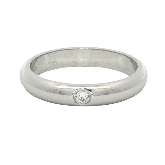 Cartier 1895 Platinum Diamond Wedding Band