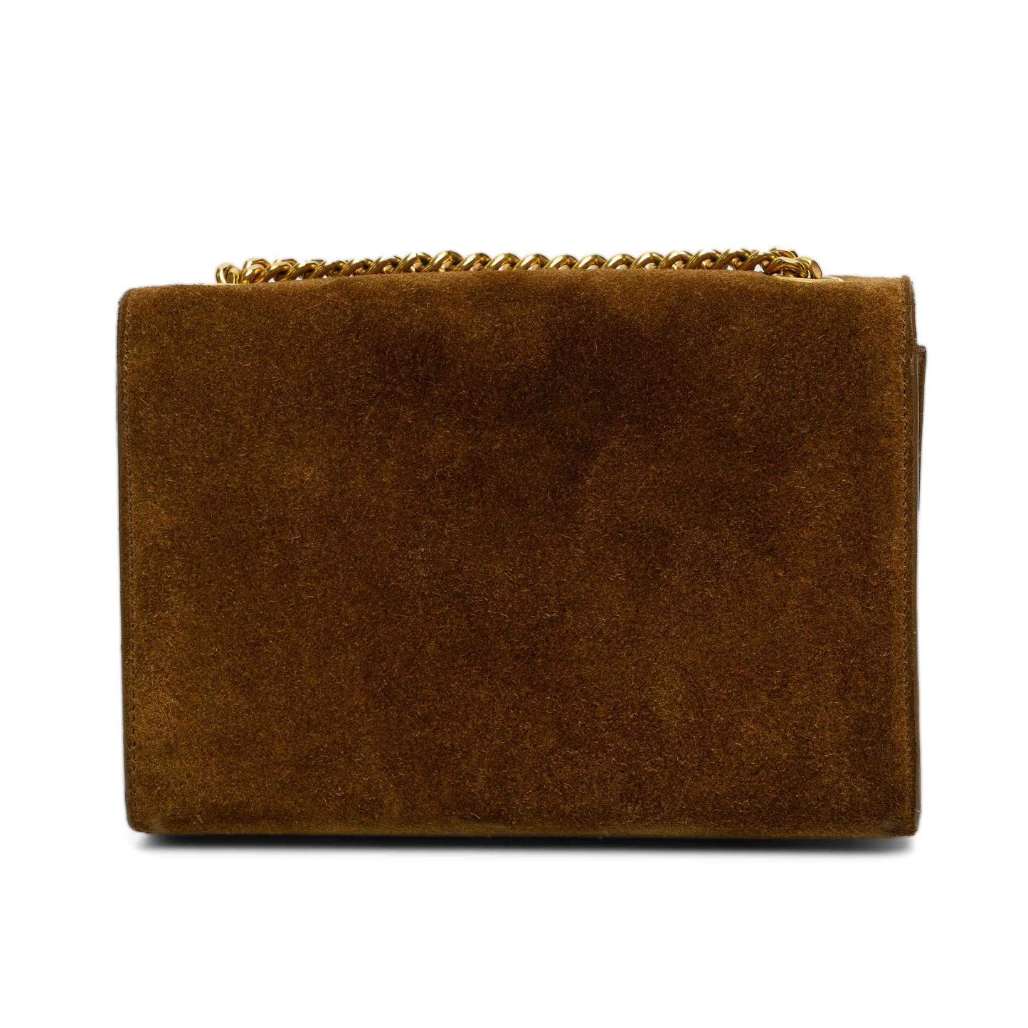 Saint Laurent Kate Brown Suede Tassel Bag