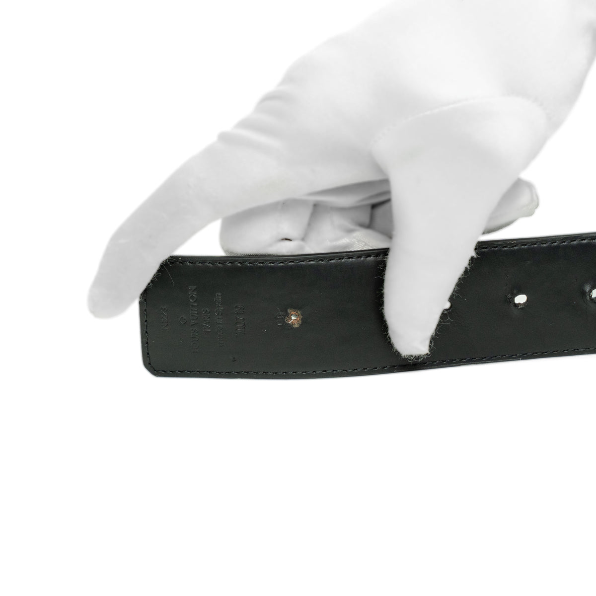 Louis Vuitton LV Initiales Black Monogram Belt