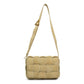 Bottega Veneta Padded Cassette Beige Suede Bag
