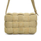 Bottega Veneta Padded Cassette Beige Suede Bag
