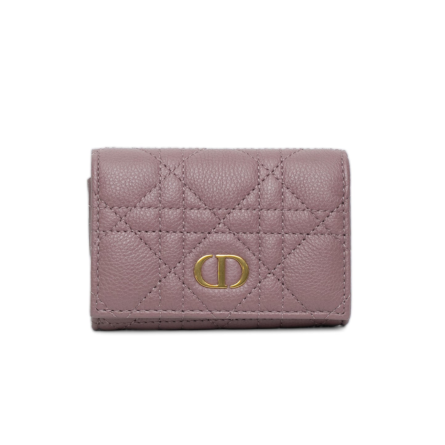 Dior Caro Glycine Cannage Calfskin Wallet