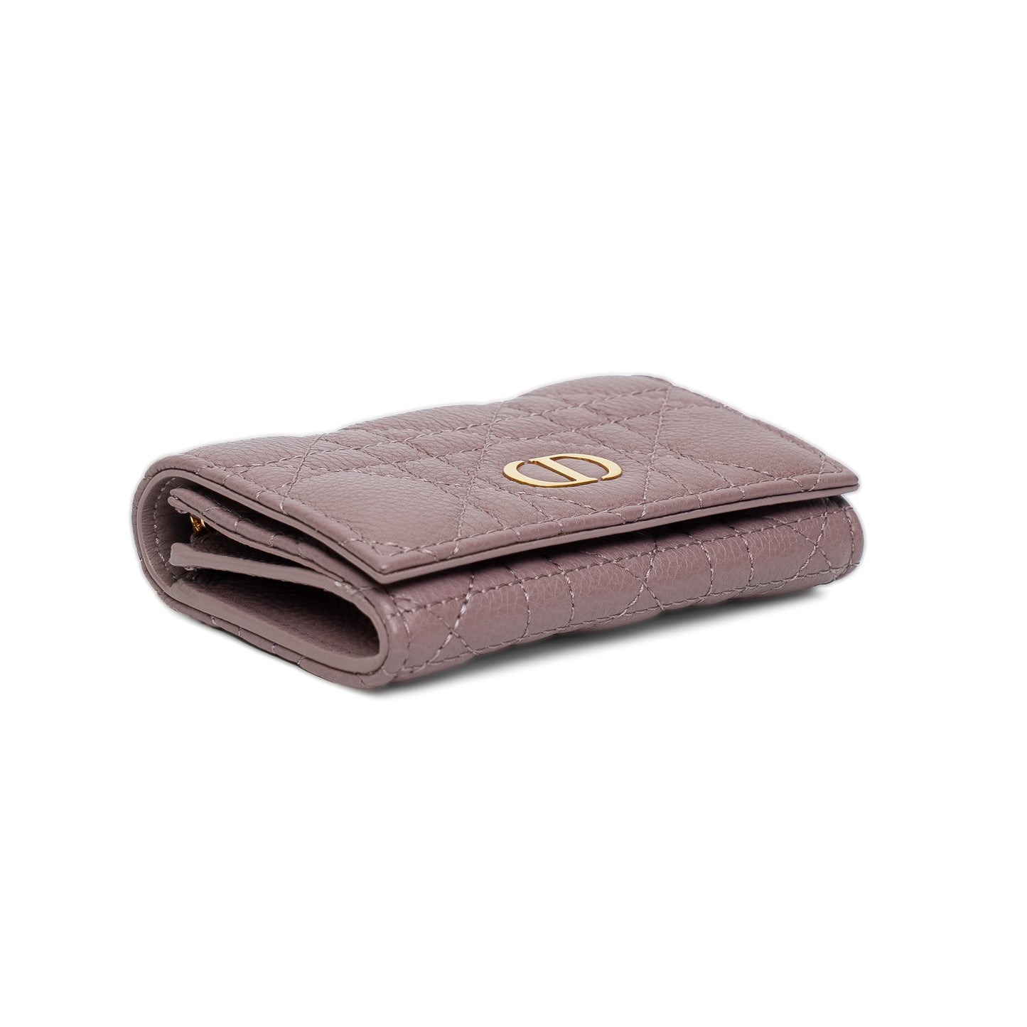 Dior Caro Glycine Cannage Calfskin Wallet