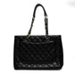 Chanel GST Black Caviar Quilted Tote Bag