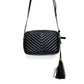 Saint Laurent Lou Black Quilted Camera Bag