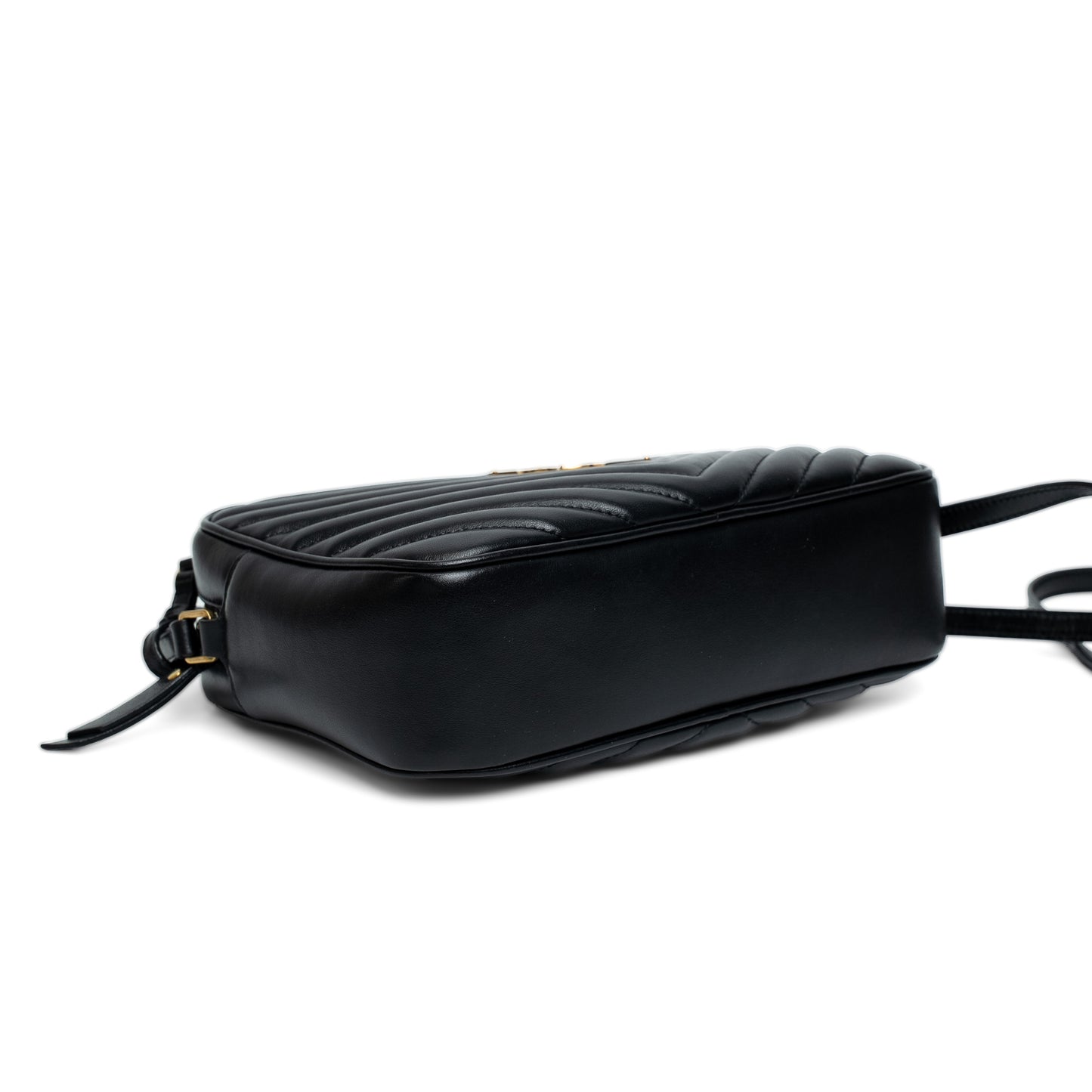 Saint Laurent Lou Black Quilted Camera Bag