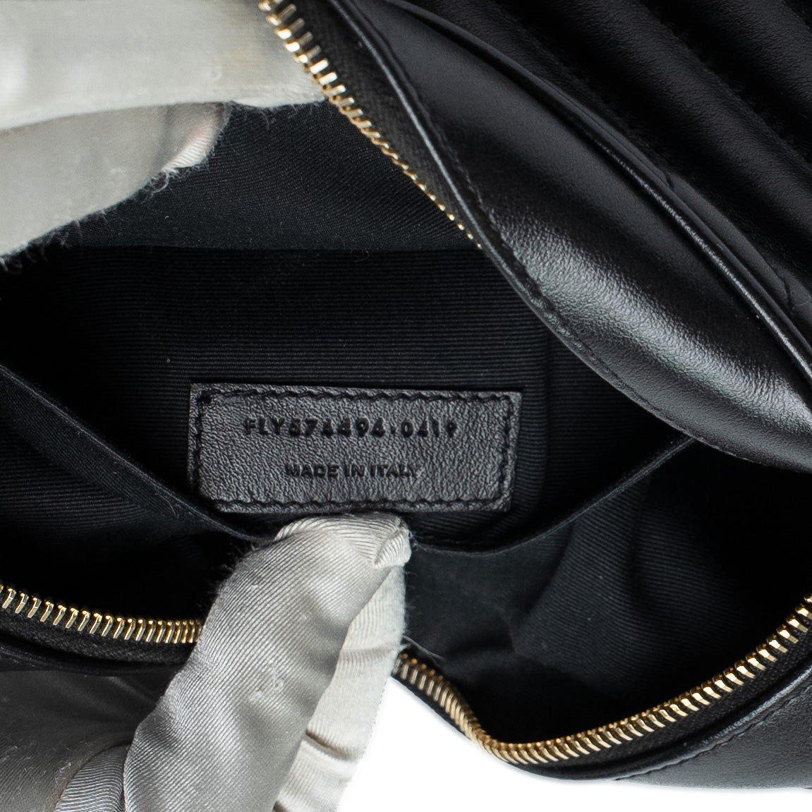 Saint Laurent Lou Black Quilted Camera Bag