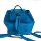 MCM Claudia Studded Tile Blue Mini Backpack
