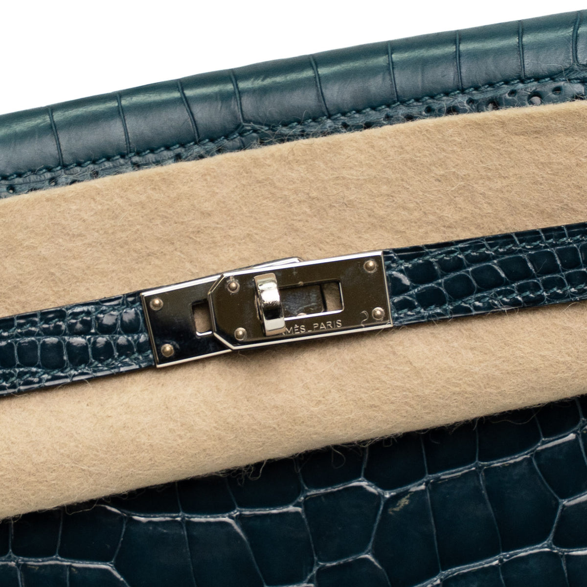 Hermès Kelly Long Royal Blue Alligator Wallet