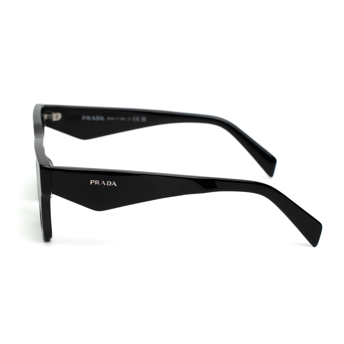 Prada Black Square Acetate Sunglasses SPR A06S