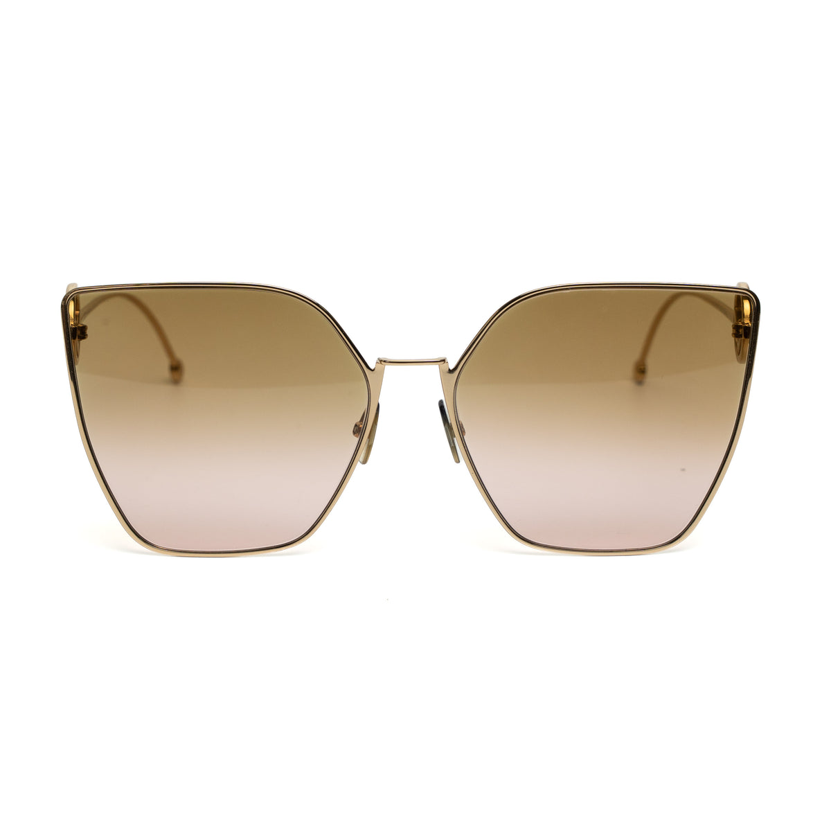 Fendi F Is Fendi Pink Gold Sunglasses