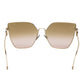 Fendi F Is Fendi Pink Gold Sunglasses