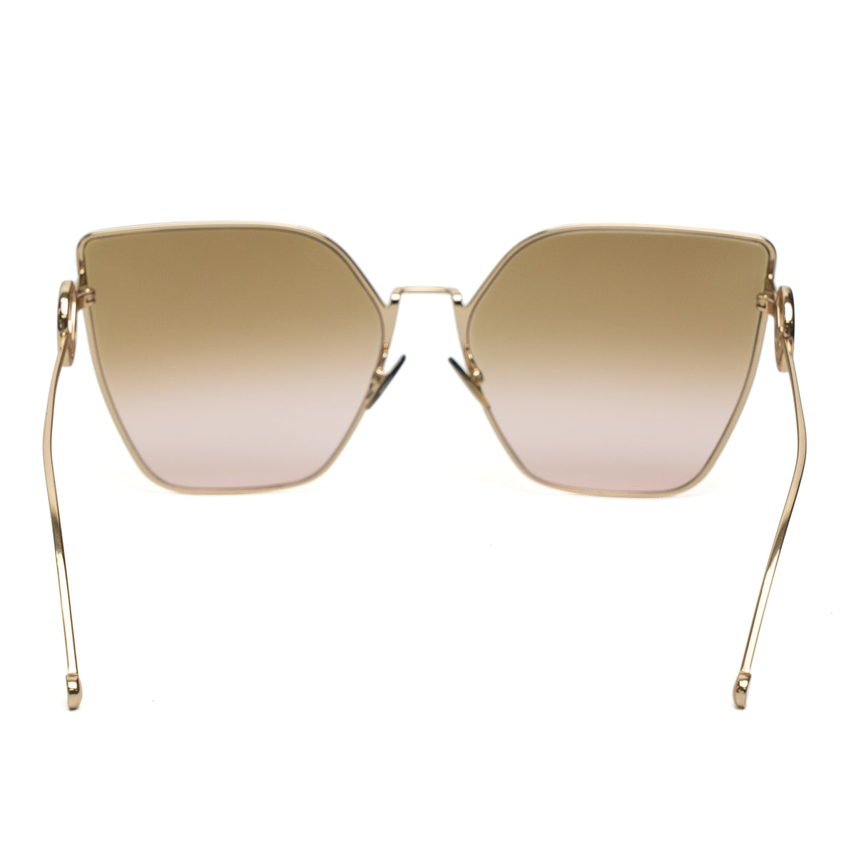 Fendi F Is Fendi Pink Gold Sunglasses