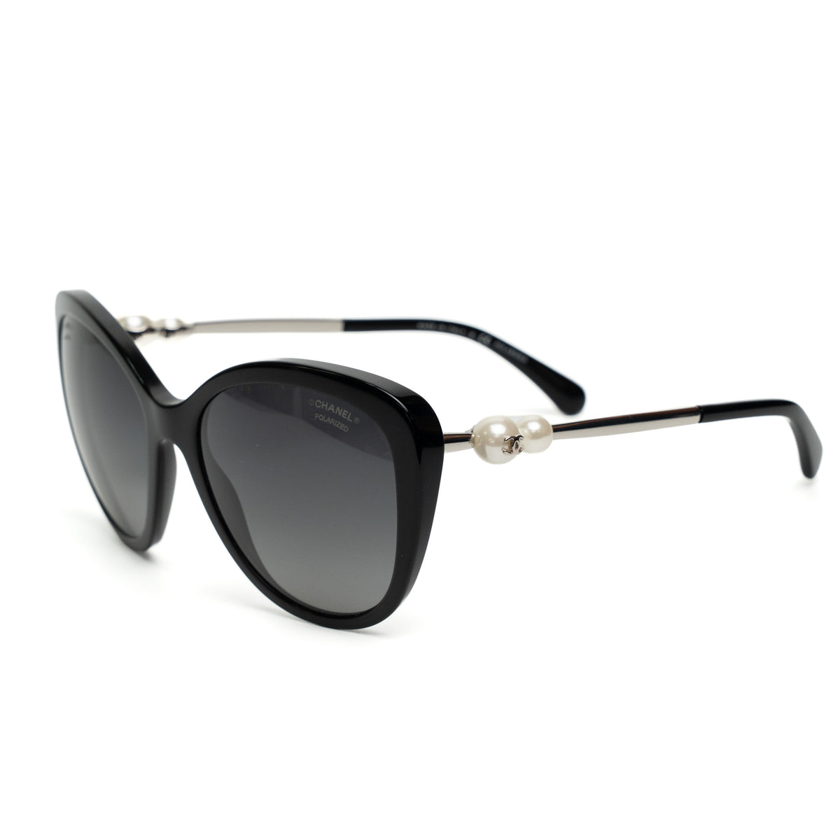 Chanel Pearl Polarized Butterfly Sunglasses