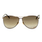 Gucci Gold Aviator Brown Gradient Sunglasses
