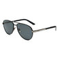 Prada PR A54S Black Pilot Sunglasses
