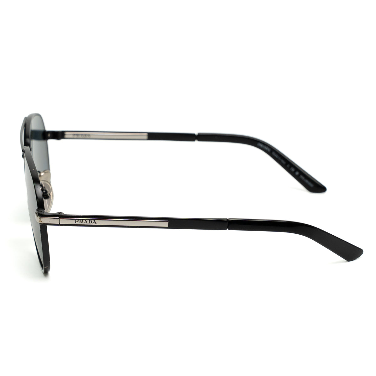 Prada PR A54S Black Pilot Sunglasses