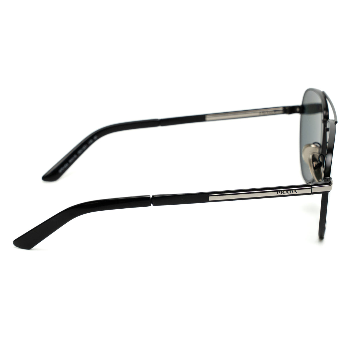 Prada PR A54S Black Pilot Sunglasses