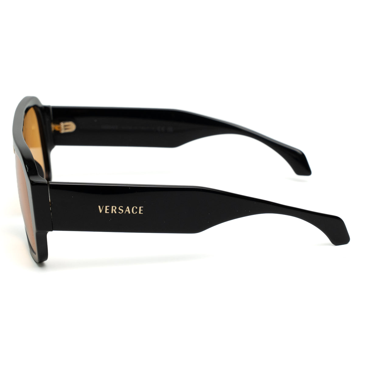 Versace VE4508U Black Orange Square Sunglasses