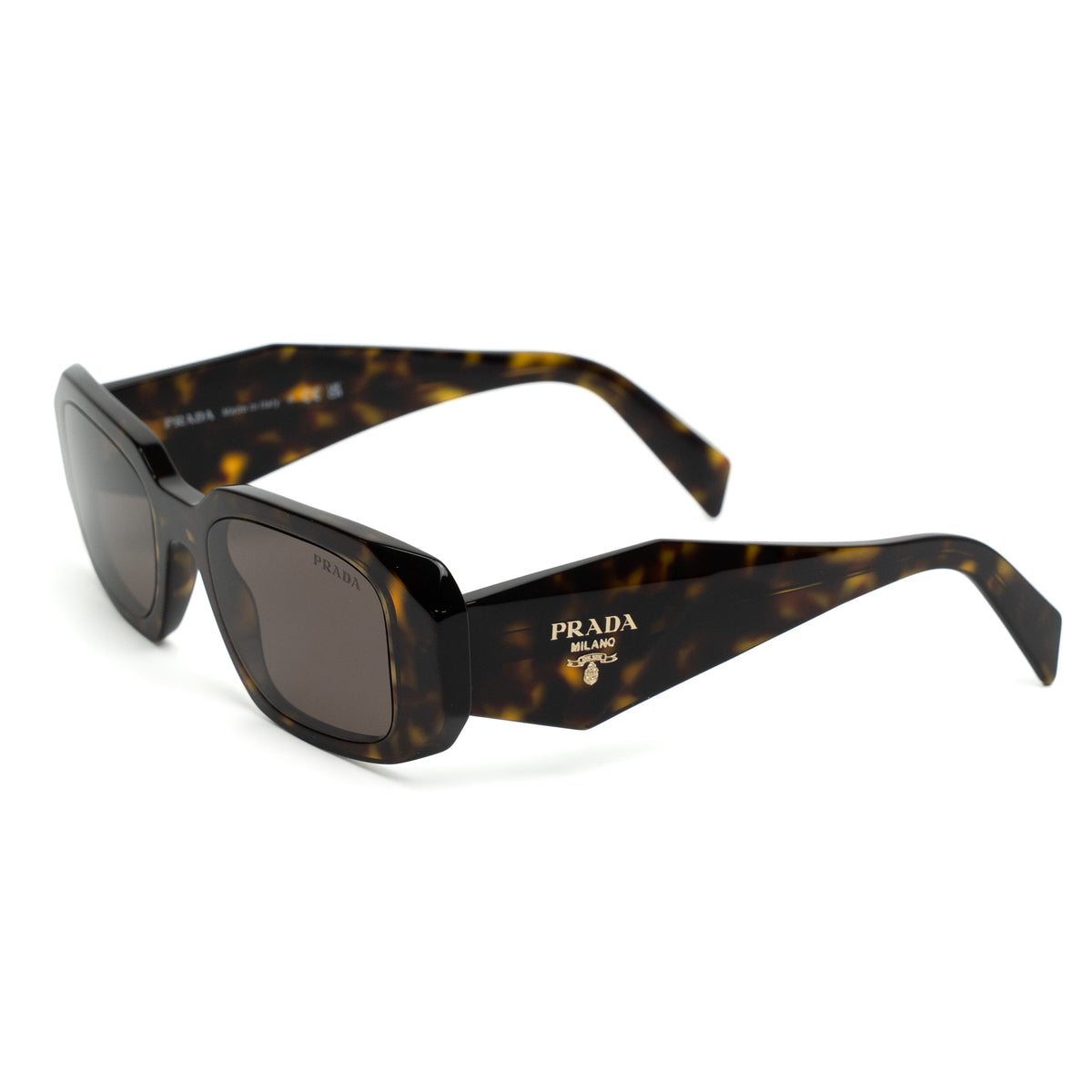 Prada PR 17WS Tortoise Rectangle Sunglasses