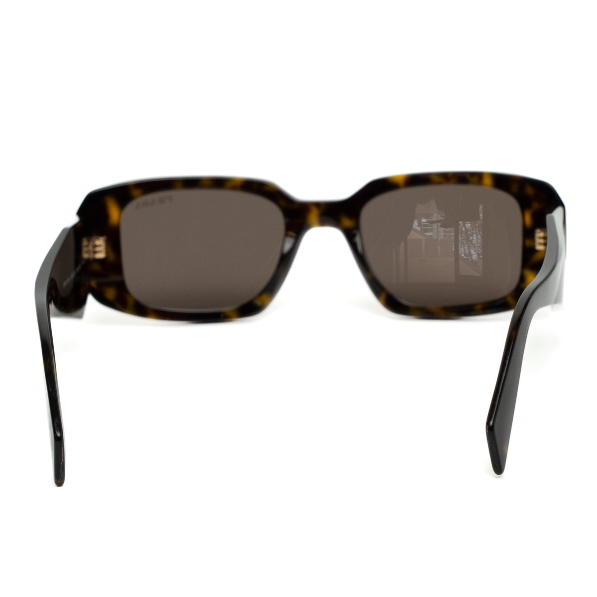 Prada PR 17WS Tortoise Rectangle Sunglasses