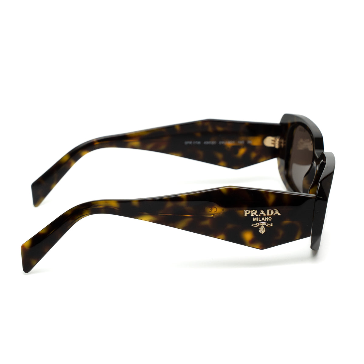 Prada PR 17WS Tortoise Rectangle Sunglasses