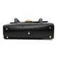 Gianni Versace Medusa Black Leather Handbag