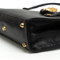 Gianni Versace Medusa Black Leather Handbag