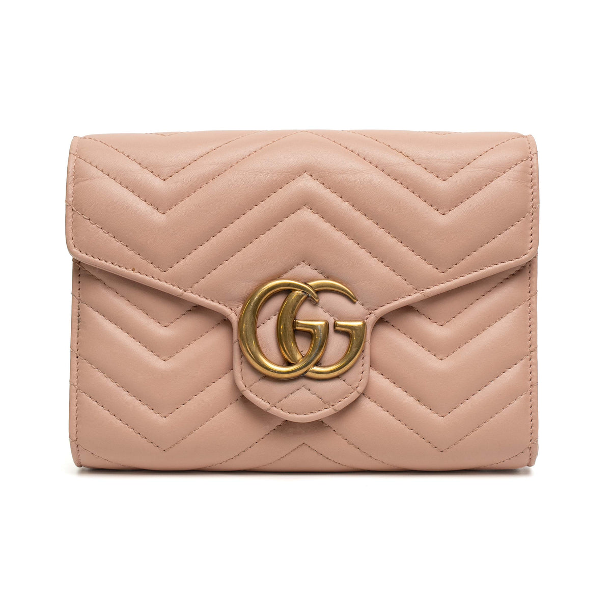 Gucci GG Marmont Matelasse Chain Wallet