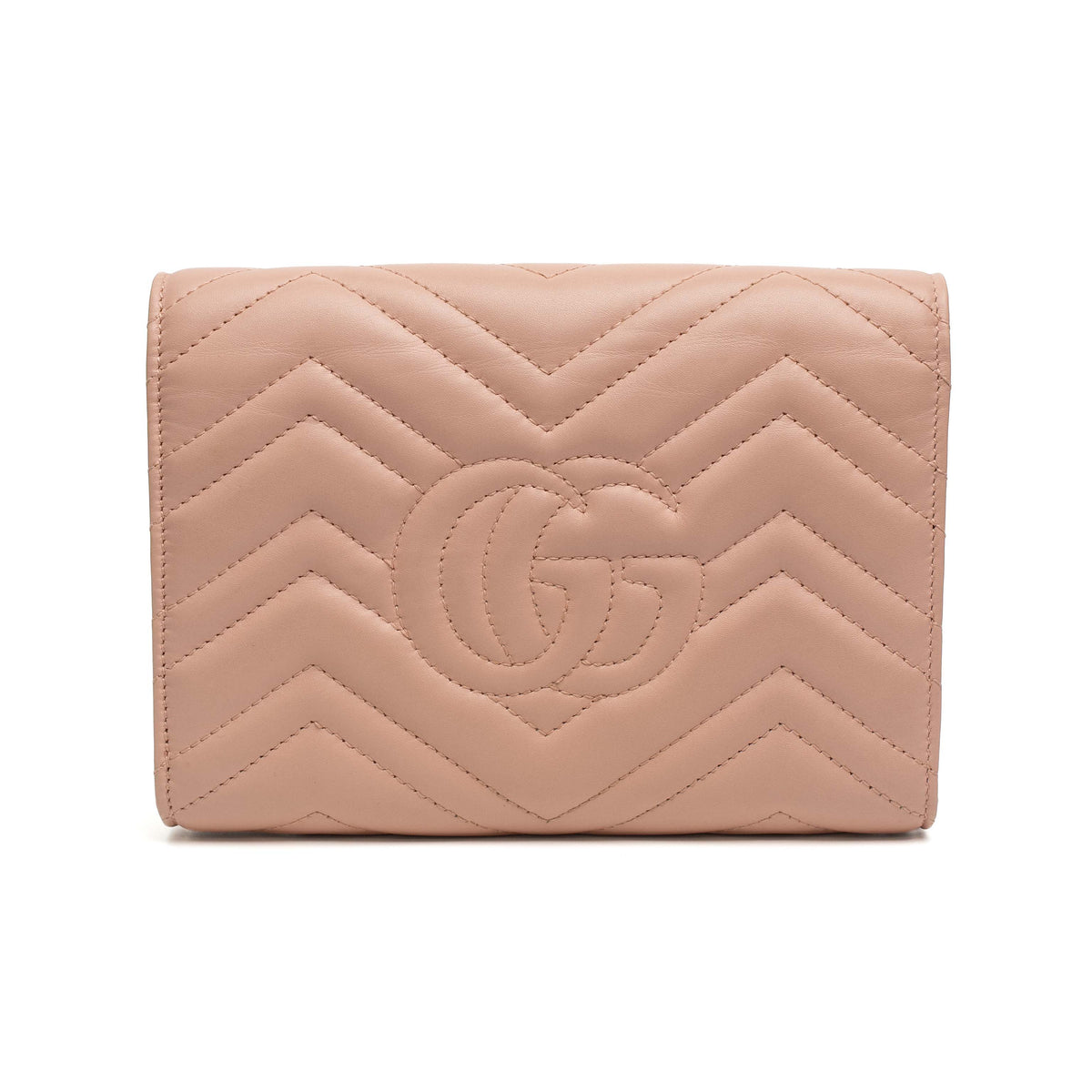 Gucci GG Marmont Matelasse Chain Wallet