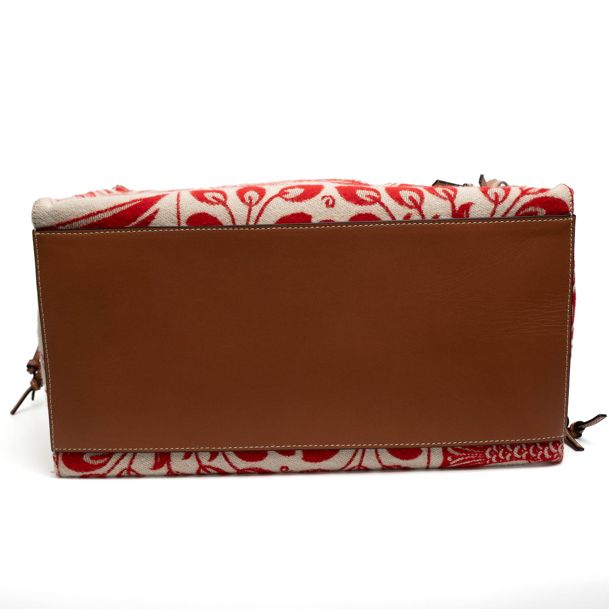 Loewe Cushion Dodo Jacquard Leather Tote Bag